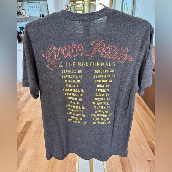 Vintage 2010 Grace Potter and the Nocturnals Gray Concert Graphic Tee T9 - Picture 5 of 7